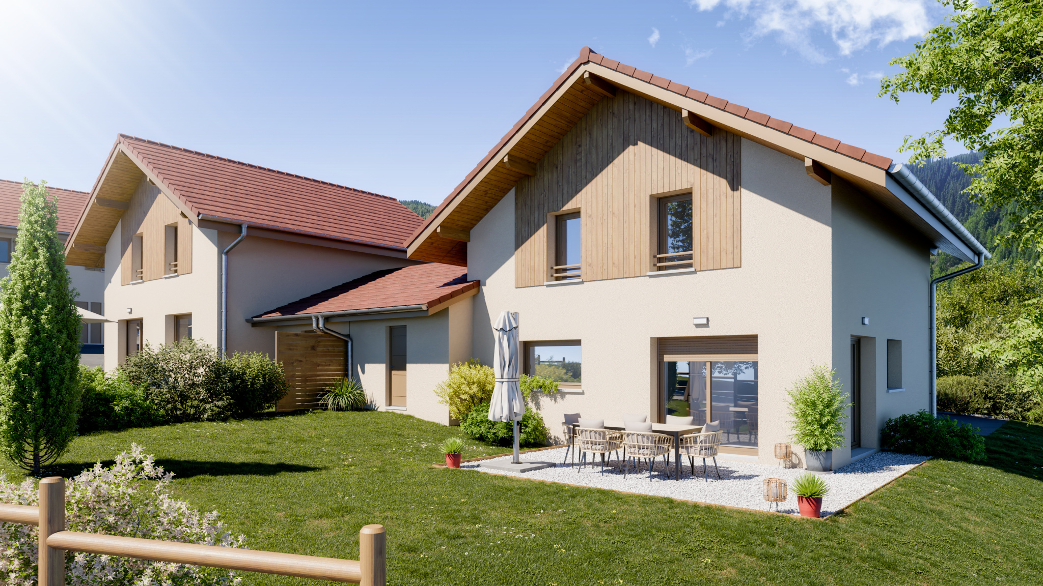 Maisons neuves T5 avec jardin Fillinges 'Le Verger d'Adr